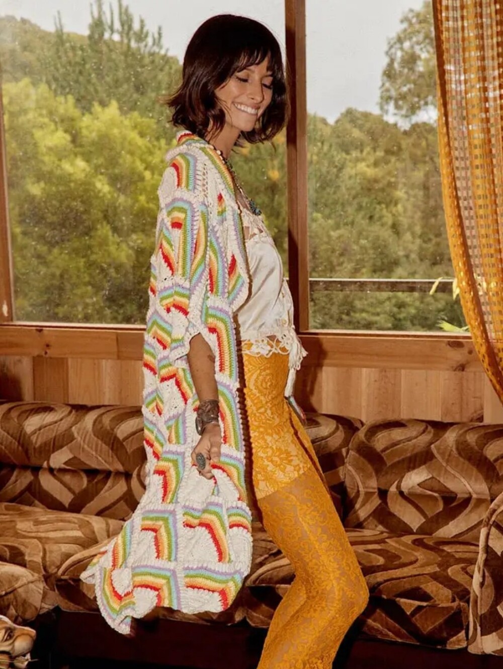 Chasing Unicorns Forever More Crochet Coat heirloom piece - Picture 12 of 17